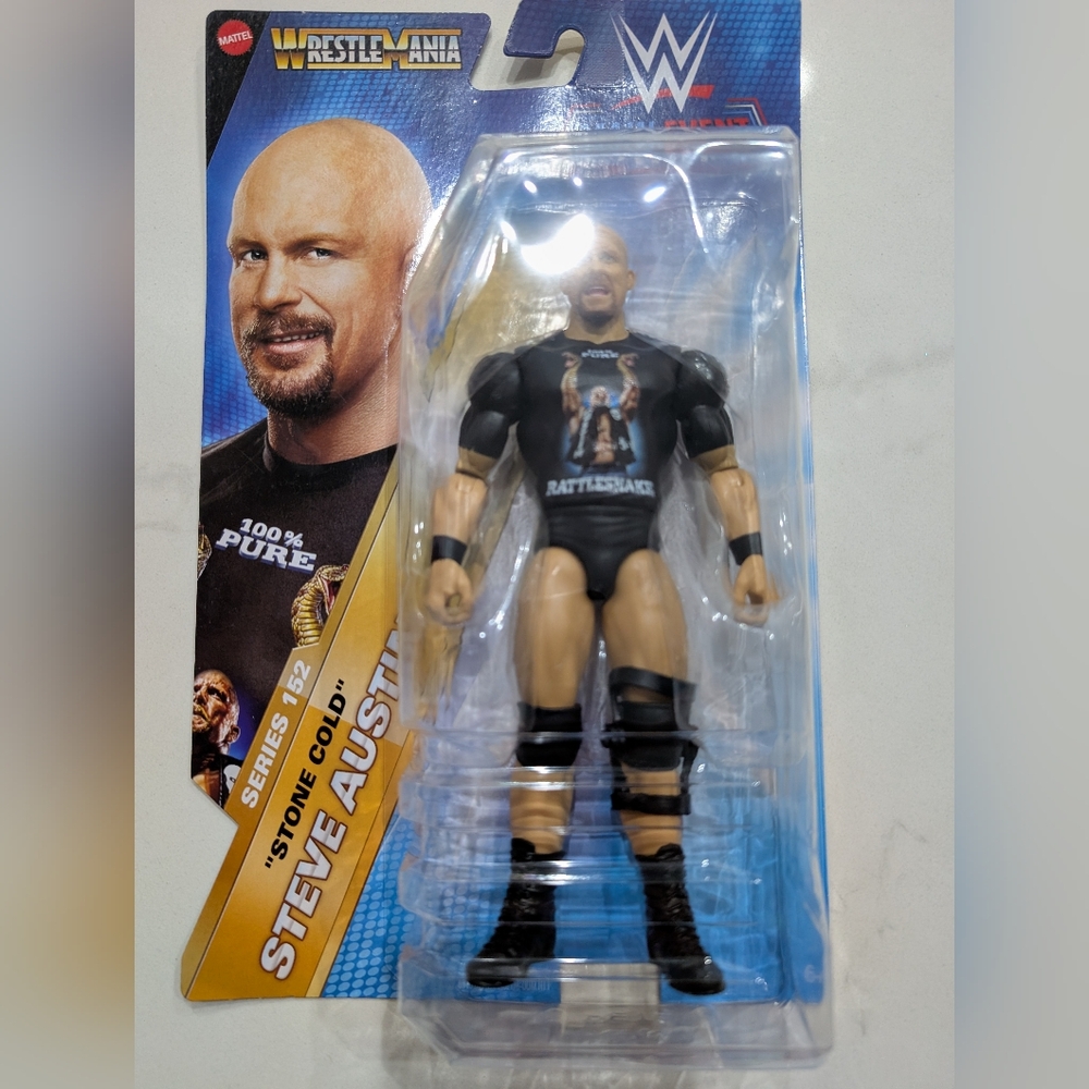 WWE Stone Cold Steve Austin Series 152 Main Event Wrestlemania Figure